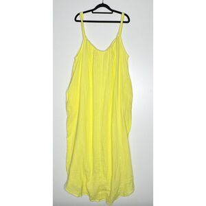 New Old Navy Sleeveless Shirred Maxi Dress Pocketed Women's Plus Size XXL